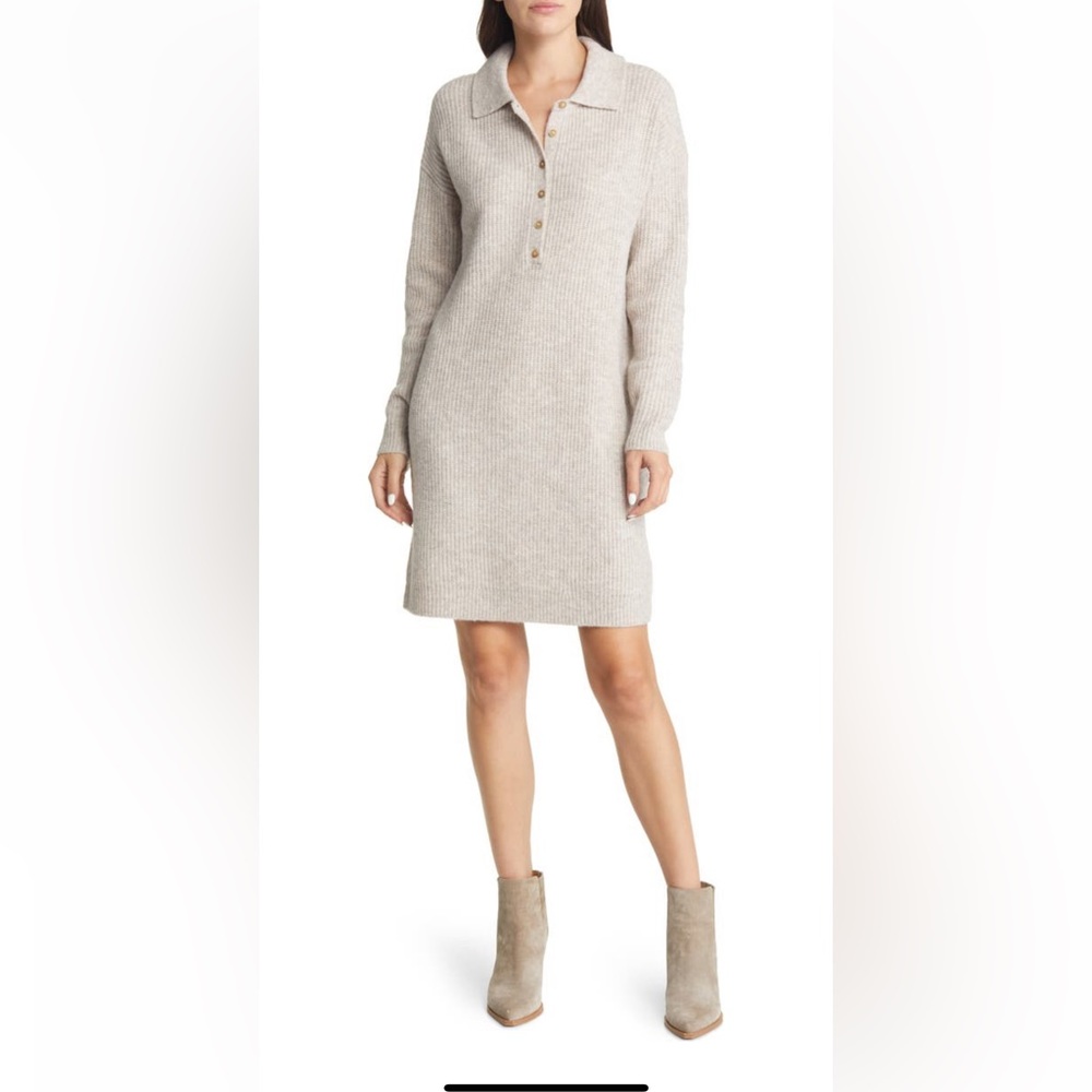 ✨ treasure & bond polo sweater dress xxl